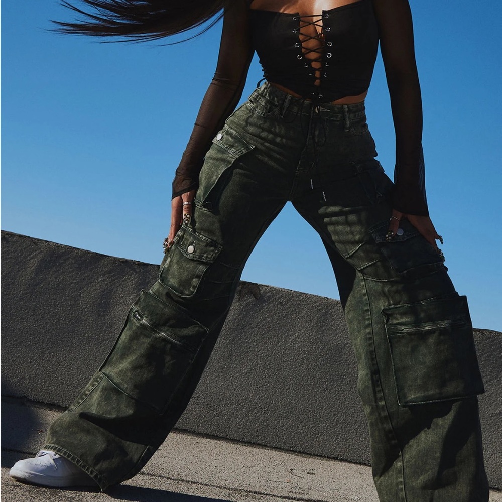 Fashion nova Lily high rise cargo